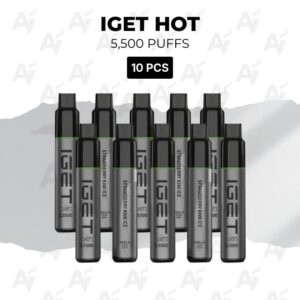10 Pack IGET Hot Mixed Flavours 5500 Puffs