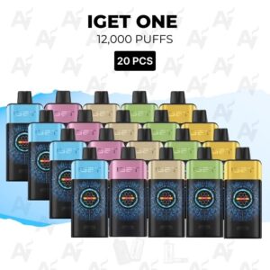 20 Pack IGET One Mixed Flavours 12000 Puffs