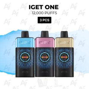 3 Pack IGET One Mixed Flavours 12000 Puffs