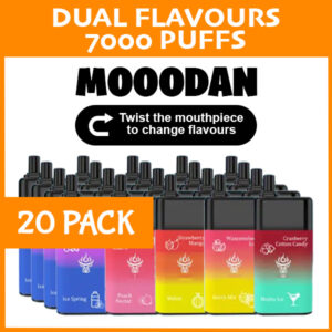 20 Pack Mooodan 7000 Puffs