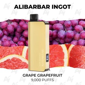 Alibarbar Ingot Grape Grapefruit 9000 Puffs