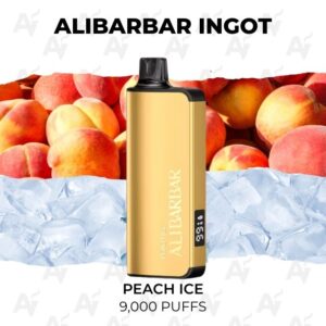 Alibarbar Ingot Peach Ice 9000 Puffs