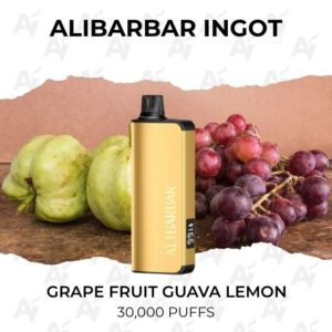 Alibarbar Ingot Grape Fruit Guava Lemon 30000 Puffs