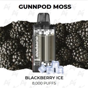 Gunnpod Moss Blackberry Ice 8000 Puffs