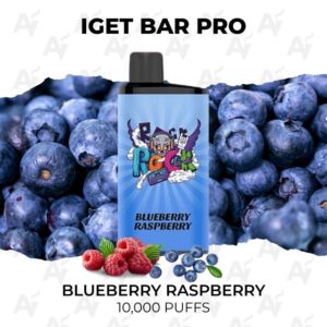 IGET Bar Pro Blueberry Raspberry 10000 Puffs
