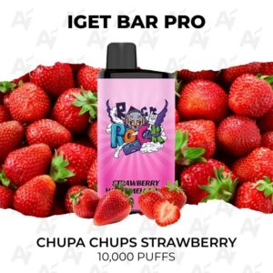 IGET Bar Pro Chupa Chups Strawberry 10000 Puffs