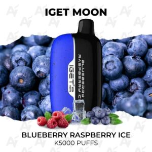 IGET Moon Blueberry Raspberry Ice 5000 Puffs