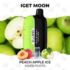 IGET Moon Peach Apple Ice 5000 Puffs
