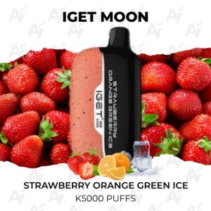 IGET Moon Strawberry Orange Green Ice 5000 Puffs